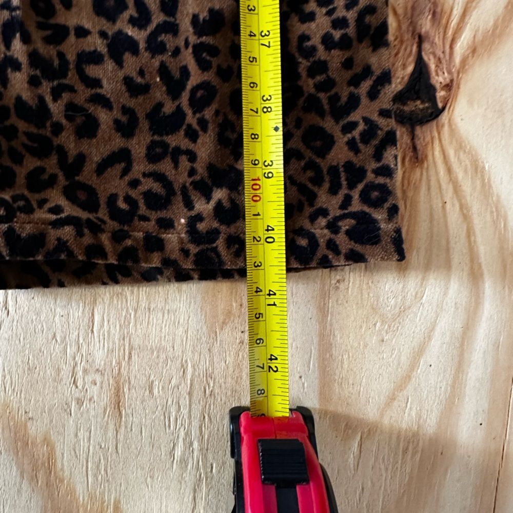 Jones New York Sport Leopard Corduroy Pants 8 - Picture 7 of 8